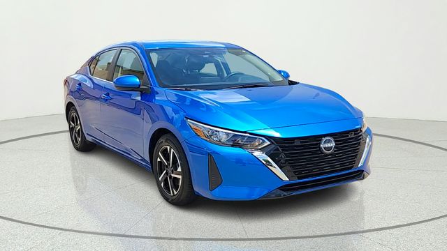 Electric Blue Metallic 2025 Nissan Sentra SV FWD Sedan Front-Wheel Drive Continuously Variable Transmission