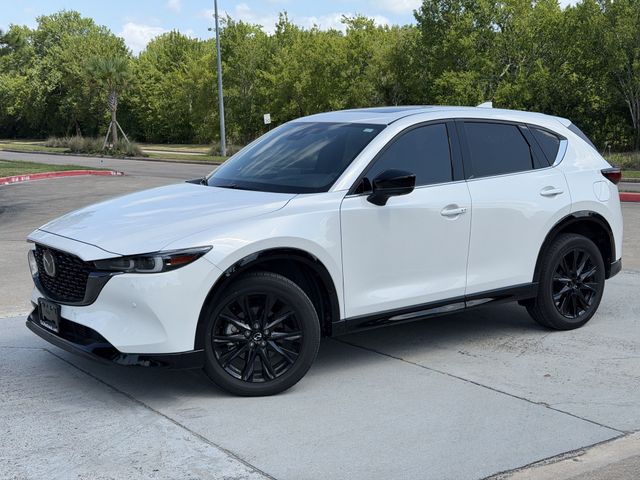 2025 Mazda CX-5 2.5 Carbon Turbo White at Joe Myers Mazda Kia