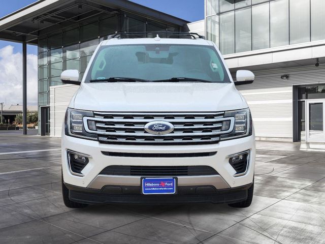 2018 White Platinum Metallic Tri-Coat Ford Expedition Max Limited RWD SUV