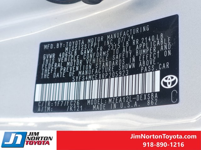 Used 2024 Toyota Corolla Sedan