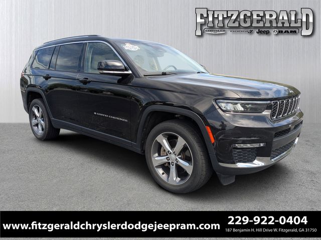 Diamond Black Crystal Pearlcoat 2021 Jeep Grand Cherokee L Limited 4WD SUV / Crossover Four-Wheel Drive 8-Speed Automatic
