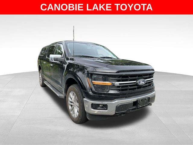 Black 2024 Ford F-150 Pickup Truck Four-Wheel Drive Automatic