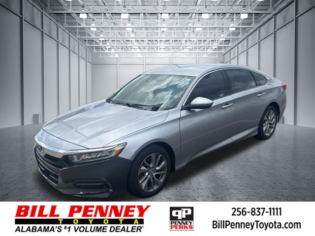 Silver 2018 Honda Accord Sedan Front-Wheel Drive Continuously Variable Transmission