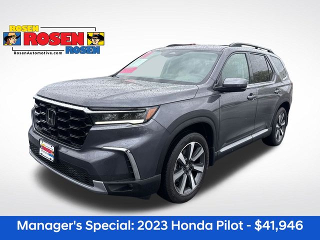 Gray 2023 Honda Pilot Touring AWD SUV / Crossover All-Wheel Drive Automatic