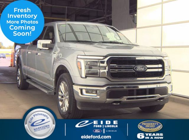 Silver Metallic 2024 Ford F-150 Pickup Truck Four-Wheel Drive Automatic