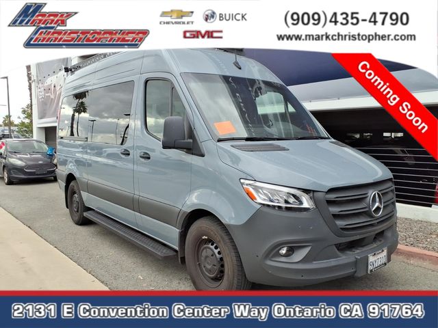 Gray 2024 Mercedes-Benz Sprinter 2500 144 Passenger Van RWD Van Rear-Wheel Drive 9-Speed Automatic