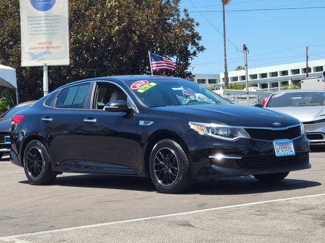 Ebony Black 2018 Kia Optima Sedan Front-Wheel Drive 6-Speed Automatic