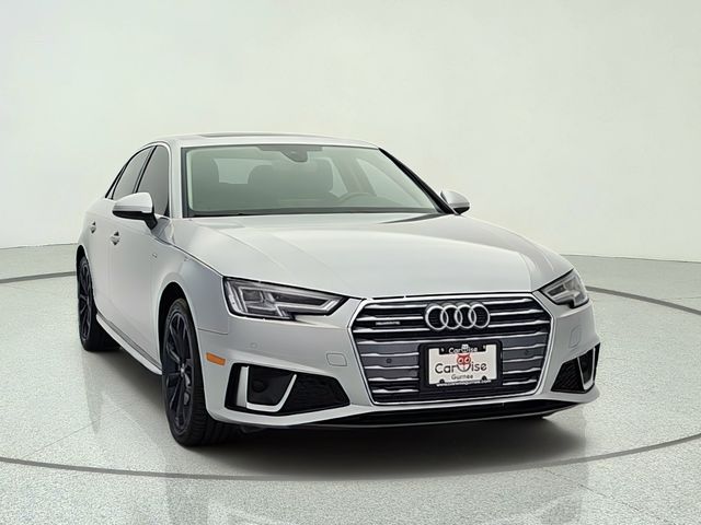 Silver Metallic 2019 Audi A4 Sedan All-Wheel Drive 7-Speed Automatic