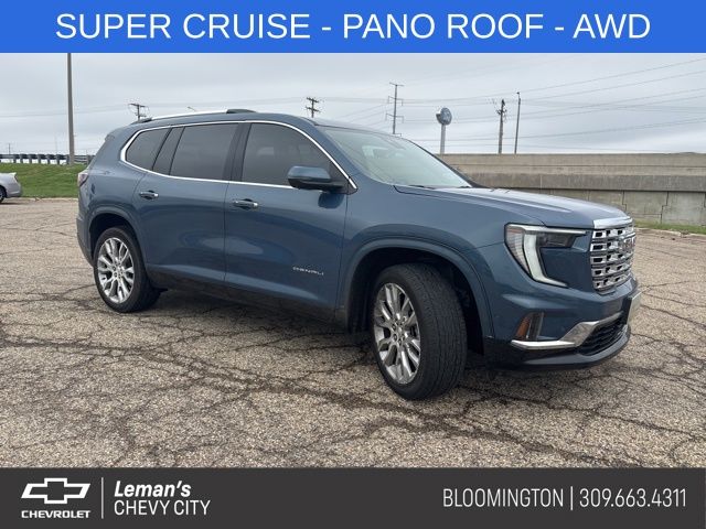 Downpour Metallic 2024 GMC Acadia Denali AWD SUV / Crossover Four-Wheel Drive 8-Speed Automatic