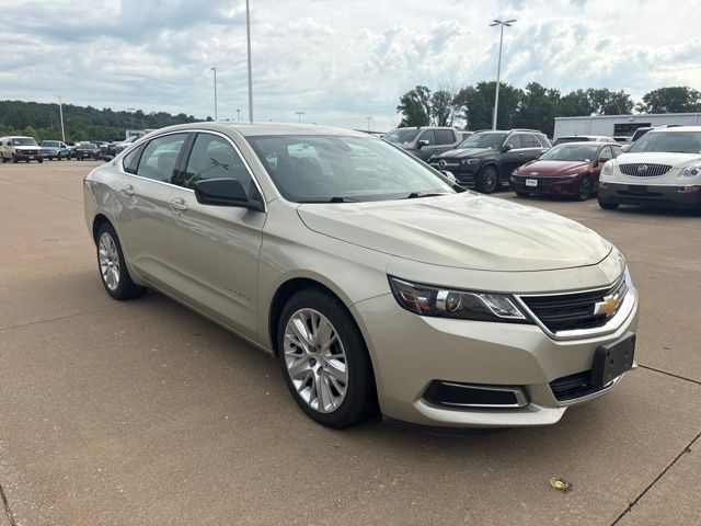 Champagne Silver Metallic 2015 Chevrolet Impala Sedan Front-Wheel Drive 6-Speed Automatic