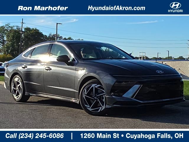 Portofino Gray 2025 Hyundai Sonata Sedan Front-Wheel Drive 8-Speed Automatic