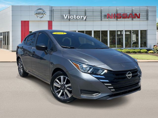 Gray (Gun Metallic) 2024 Nissan Versa S FWD Sedan Front-Wheel Drive Continuously Variable Transmission