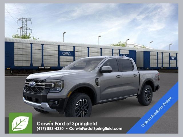 Carbonized Gray Metallic 2026 Ford Ranger Lariat SuperCrew 4WD Pickup Truck Four-Wheel Drive Automatic