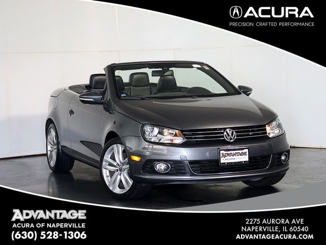 Indium Gray 2012 Volkswagen Eos Convertible Front-Wheel Drive 6-Speed Dual Clutch