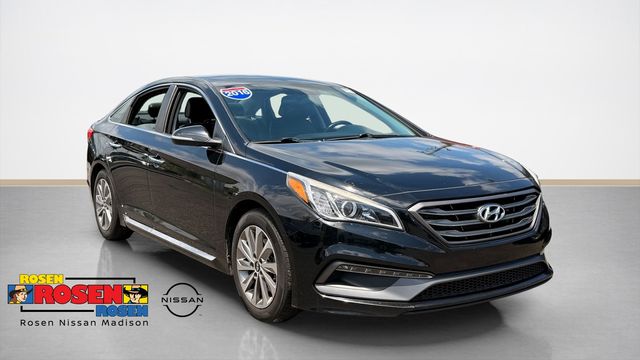 Phantom Black 2016 Hyundai Sonata Sport FWD Sedan Front-Wheel Drive 6-Speed Automatic