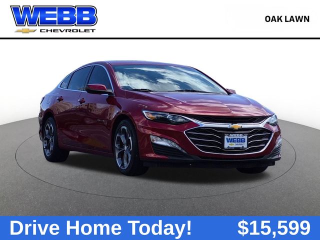 Cherry Red Tintcoat 2022 Chevrolet Malibu Sedan Front-Wheel Drive Continuously Variable Transmission