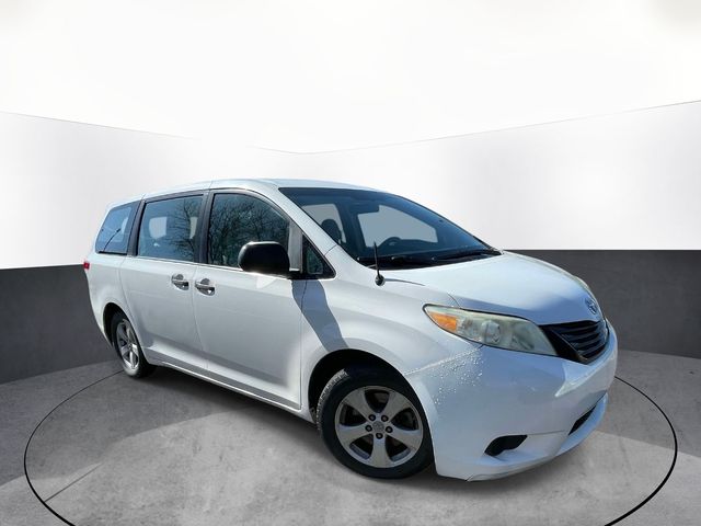 Super White 2011 Toyota Sienna 7-Passenger V6 FWD Minivan Front-Wheel Drive 6-Speed Automatic Overdrive