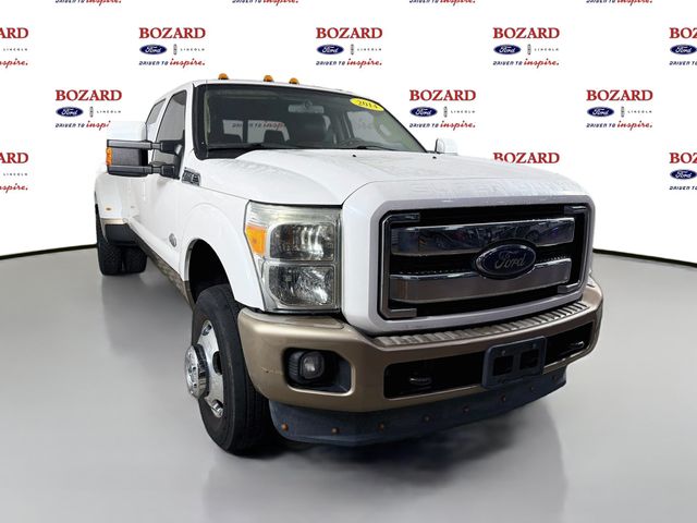 White Platinum Clearcoat Metallic 2014 Ford F-350 Super Duty Pickup Truck Four-Wheel Drive 6-Speed Automatic Overdrive