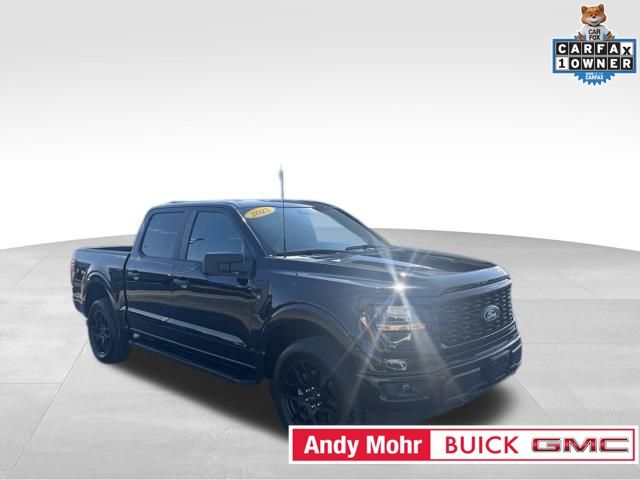 Black Metallic 2025 Ford F-150 Pickup Truck Four-Wheel Drive Automatic