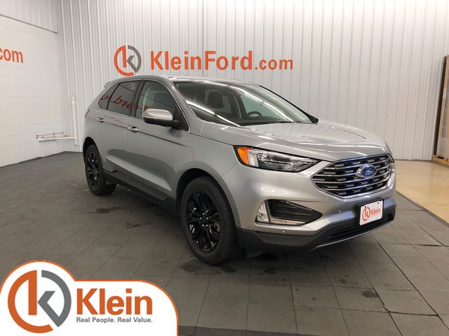 Iconic Silver Metallic 2024 Ford Edge SUV / Crossover All-Wheel Drive 8-Speed Automatic