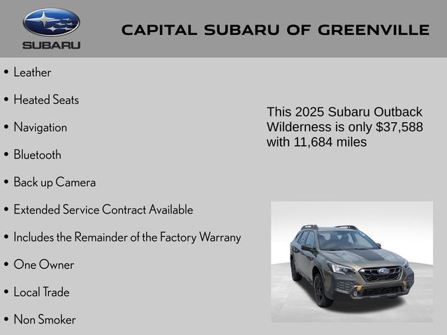 Used 2025 Green Subaru Wilderness image 4