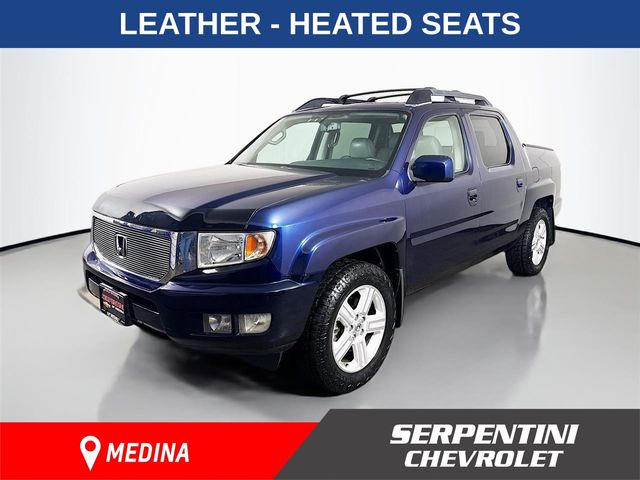 Black (Obsidian Blue Pearl) 2013 Honda Ridgeline RTL Pickup Truck Four-Wheel Drive 5-Speed Automatic