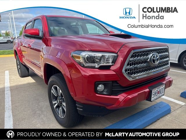 Barcelona Red Metallic 2017 Toyota Tacoma TRD Sport V6 Double Cab 4WD Pickup Truck Four-Wheel Drive 6-Speed Automatic