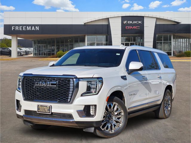 White Frost Tricoat 2024 GMC Yukon XL Denali Ultimate 4WD SUV / Crossover Four-Wheel Drive