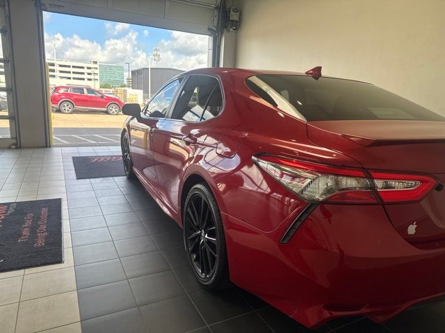 2019 Toyota Camry SE Red at Don McGill Toyota