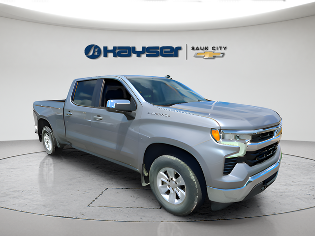 Sterling Gray Metallic 2024 Chevrolet Silverado 1500 Pickup Truck Four-Wheel Drive Automatic