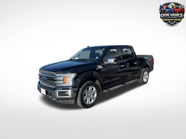 Black Metallic 2019 Ford F-150 Lariat SuperCrew 4WD Pickup Truck Four-Wheel Drive Automatic