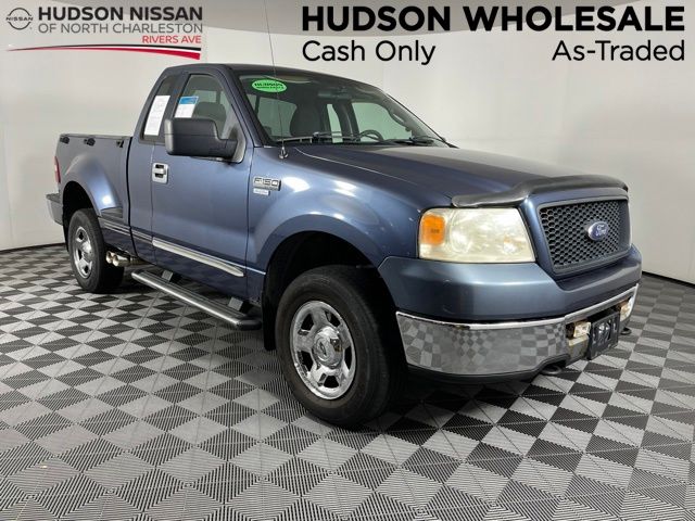 Medium Wedgewood Blue Clearcoat Metallic 2006 Ford F-150 Pickup Truck Four-Wheel Drive 4-Speed Automatic Overdrive