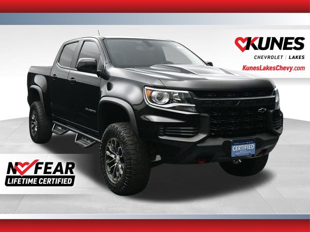 Black 2021 Chevrolet Colorado Pickup Truck Four-Wheel Drive 8-Speed Automatic