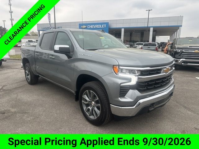 Sterling Gray Metallic 2026 Chevrolet Silverado 1500 Pickup Truck Four-Wheel Drive 8-Speed Automatic
