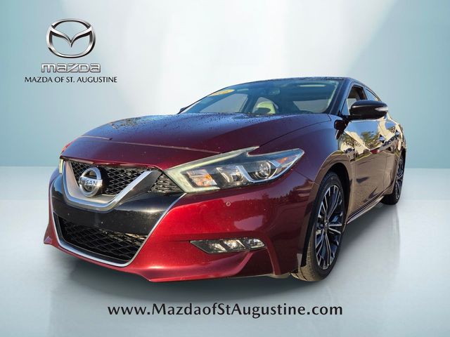 Red 2016 Nissan Maxima Sedan Front-Wheel Drive Continuously Variable Transmission