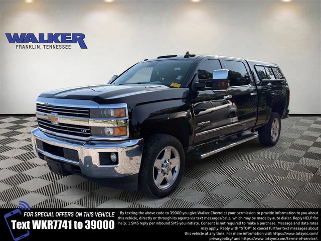 Black 2015 Chevrolet Silverado 2500HD Pickup Truck Four-Wheel Drive 6-Speed Automatic