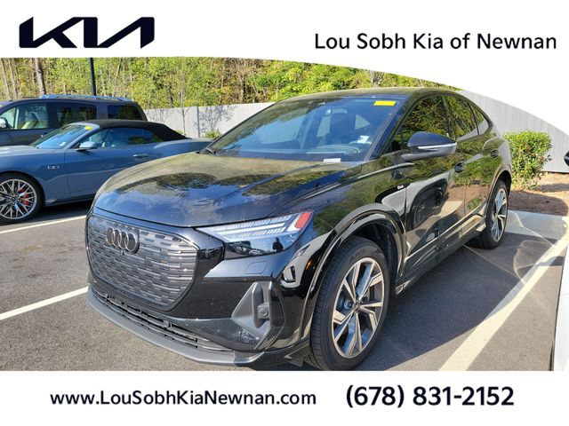 Black 2023 Audi Q4 e-tron Sportback quattro Prestige 50 Sedan All-Wheel Drive Automatic