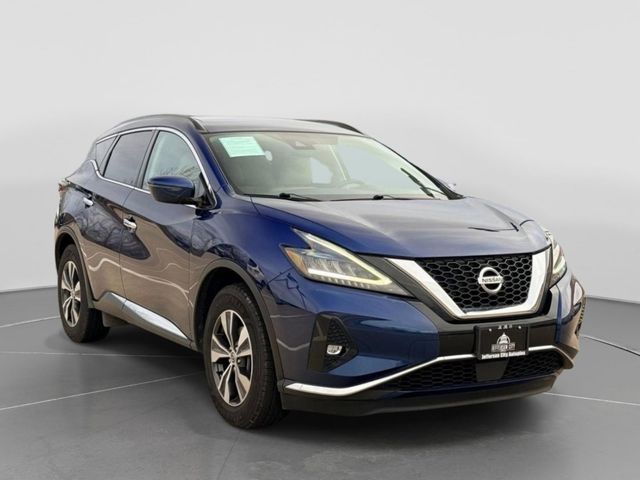 Deep Blue Pearl 2022 Nissan Murano SV AWD SUV / Crossover All-Wheel Drive Continuously Variable Transmission