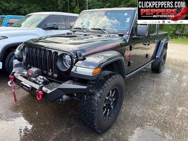 Black Clearcoat 2020 Jeep Gladiator Pickup Truck Four-Wheel Drive 8-Speed Automatic