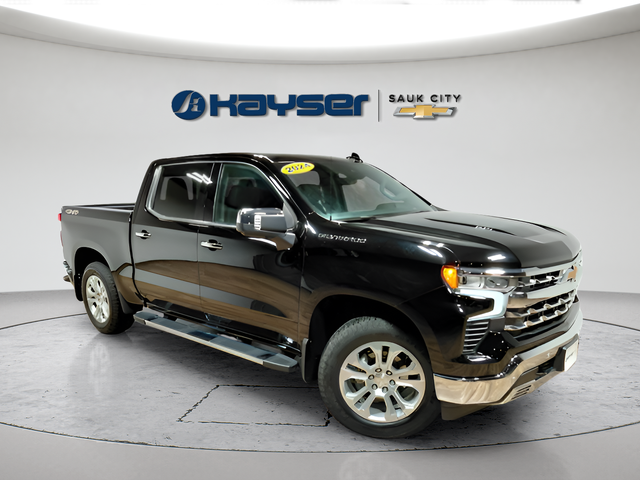 Black 2024 Chevrolet Silverado 1500 Pickup Truck Four-Wheel Drive Automatic