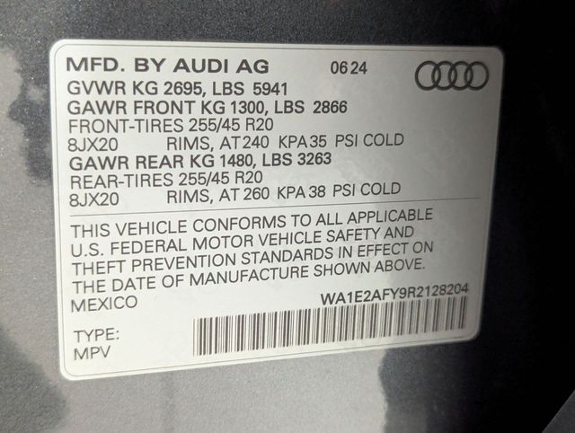 used 2024 Audi Q5 e car, priced at $41,981