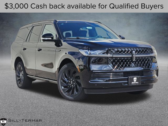 Infinite Black Metallic Clearcoat 2026 Lincoln Navigator SUV / Crossover Four-Wheel Drive Automatic