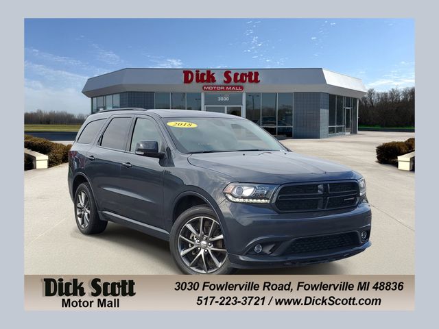 Bruiser Gray Clearcoat 2018 Dodge Durango GT AWD SUV / Crossover All-Wheel Drive 8-Speed Automatic