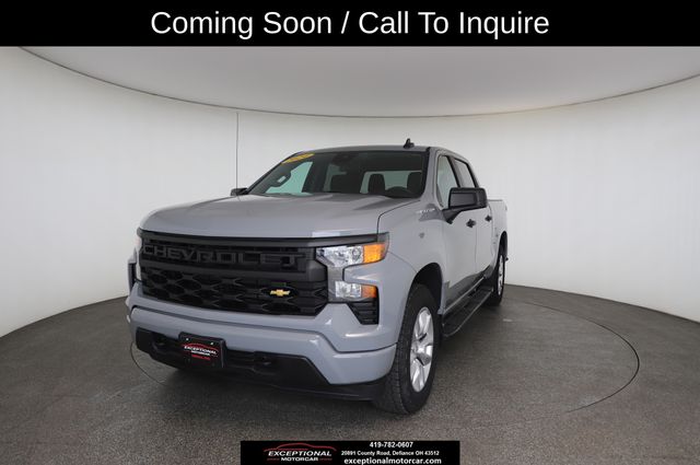 Gray 2024 Chevrolet Silverado 1500 Pickup Truck Four-Wheel Drive 8-Speed Automatic