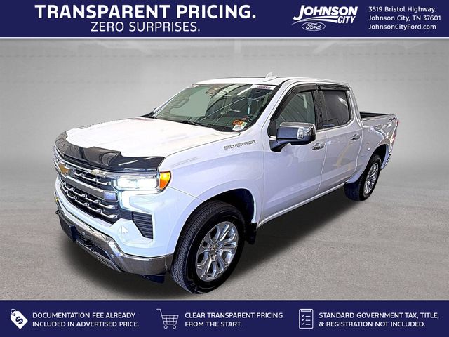 Summit White 2024 Chevrolet Silverado 1500 Pickup Truck Four-Wheel Drive Automatic