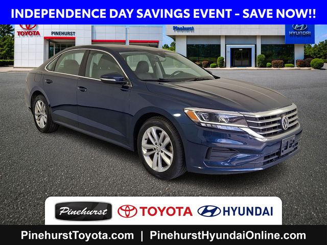 Black 2020 Volkswagen Passat Sedan Front-Wheel Drive 6-Speed Automatic
