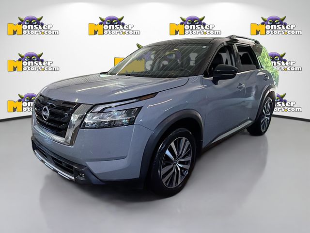 Gray 2022 Nissan Pathfinder Platinum 4WD SUV / Crossover All-Wheel Drive 9-Speed Automatic