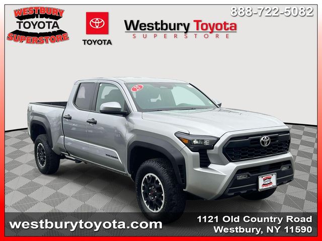 Celestial Silver Metallic 2025 Toyota Tacoma TRD Off-Road Double Cab 4WD Pickup Truck Four-Wheel Drive 8-Speed Automatic