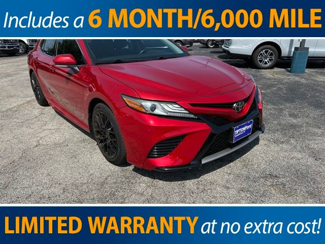 Supersonic Red 2019 Toyota Camry Sedan Front-Wheel Drive 8-Speed Automatic