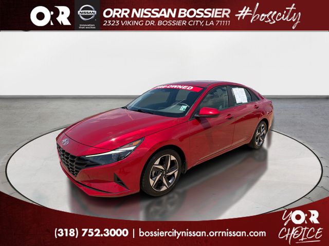 Calypso Red 2023 Hyundai Elantra Sedan Front-Wheel Drive Continuously Variable Transmission